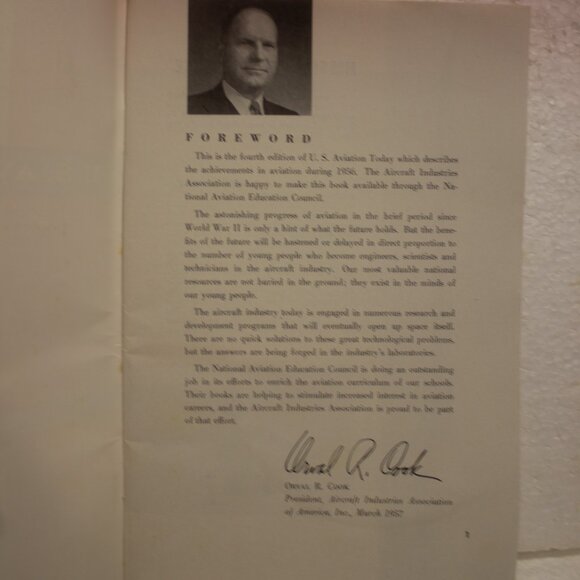 US Aviation Today 1957 Book National Aviation Education Council - Picture 2 of 5